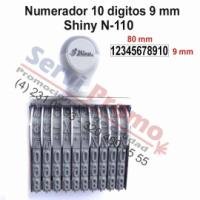 Numerador Manual Shiny 10 Digitos 9 mm N 110